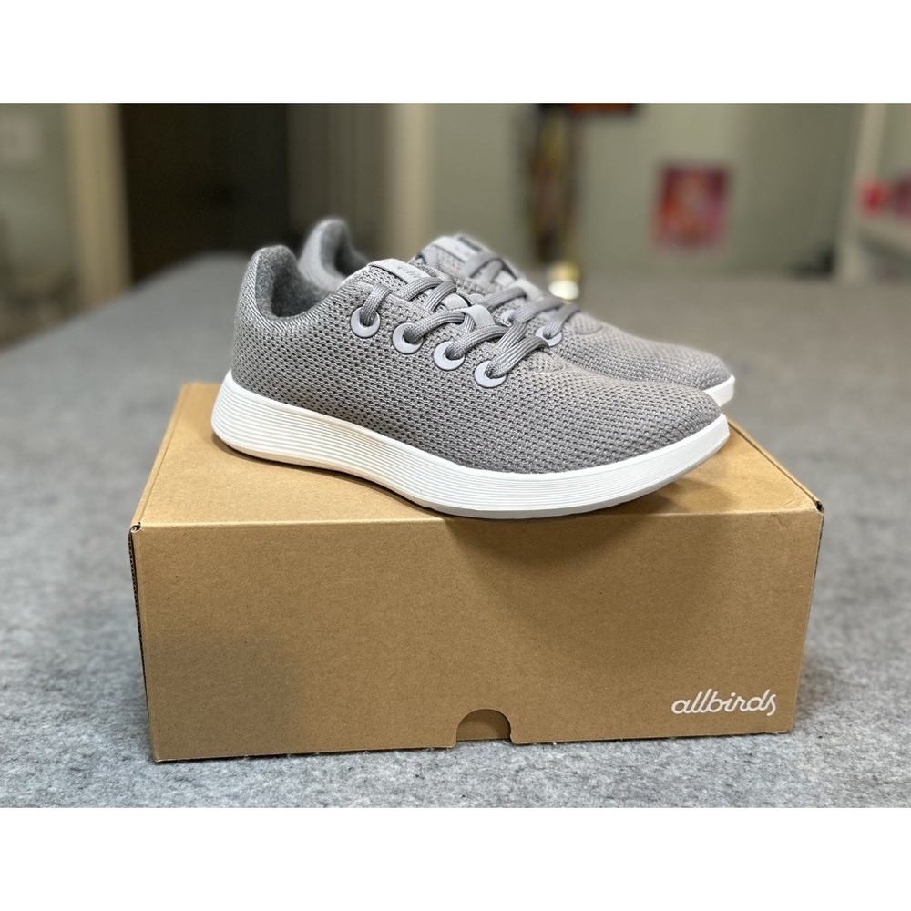 Allbirds Women's Tree Runner NZ Sneakers Medium Grey Blizzard Size 8.5